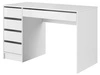 Biurko z szufladami Anes Biały mat