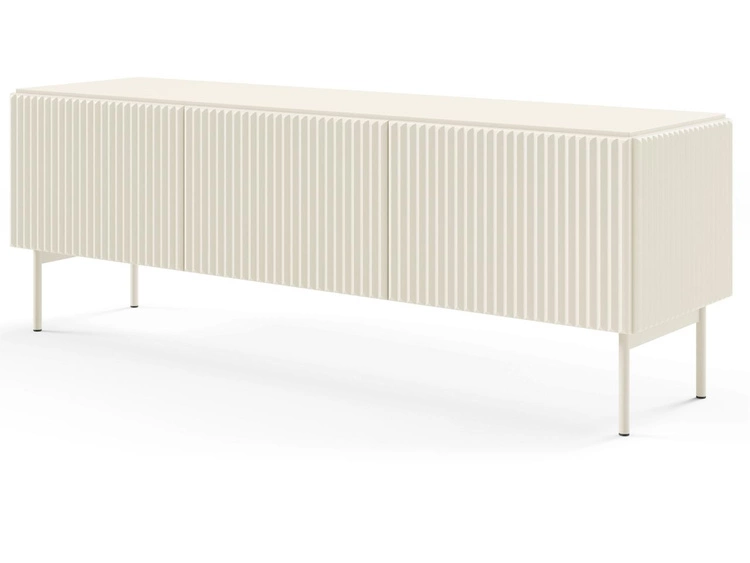 Szafka RTV z trzema drzwiami Qualita Kaszmirowa