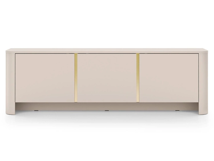 Zestaw mebli do salonu ze złotą listwą dekoracyjną Brillo Kaszmir