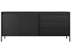 Komoda z drzwiami i szufladami 187 cm Sorano Czarna