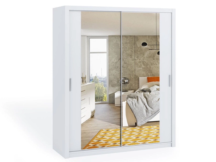 180 cm \ Biały \ Tak