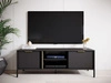 Szafka pod telewizor z drzwiczkami 153 cm Drino Antracyt