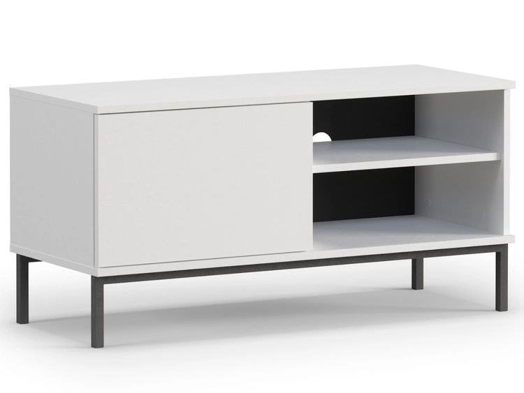 Szafka pod telewizor z drzwiczkami Soroko Biała