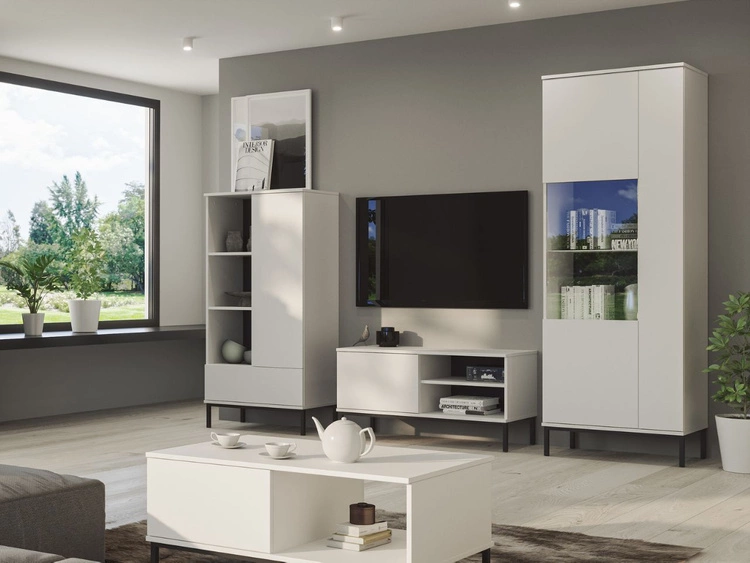 Zestaw mebli do salonu Soroko Biały