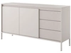 Komoda z drzwiami i szufladami 153 cm Sorano Beżowa