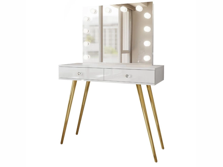 Biały połysk \ Uchwyty \ Złoty