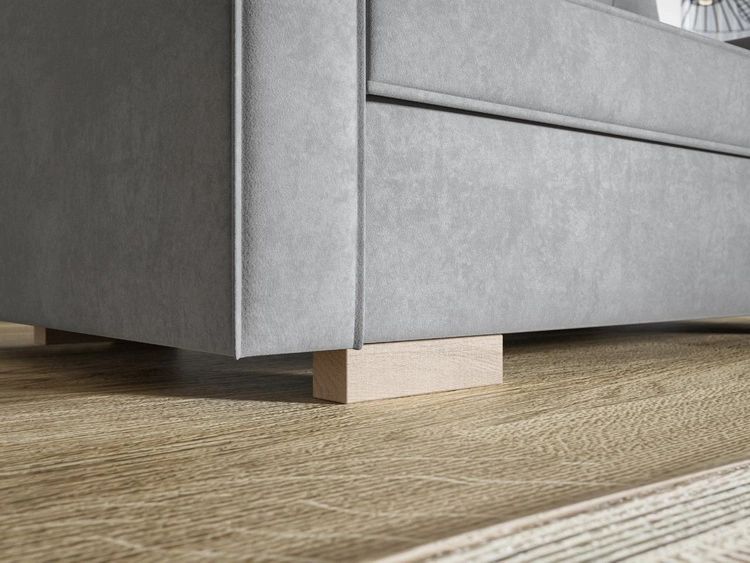 Kanapa z funkcją spania i pojemnikiem na pościel Pori beżowa