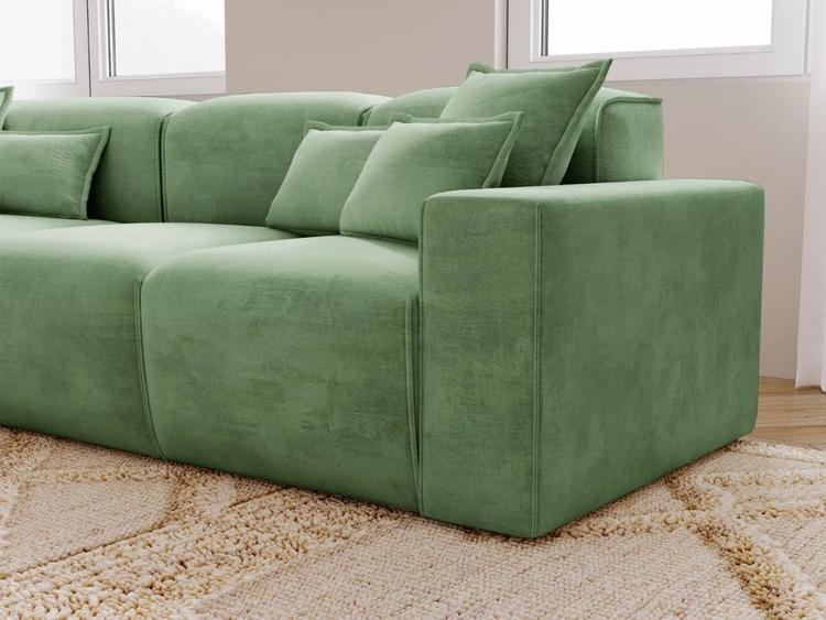 Narożnik L Lewy Leni Zielony