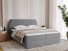 Łóżko kontynentalne z pojemnikiem na pościel 180x200 Ciemnoszare