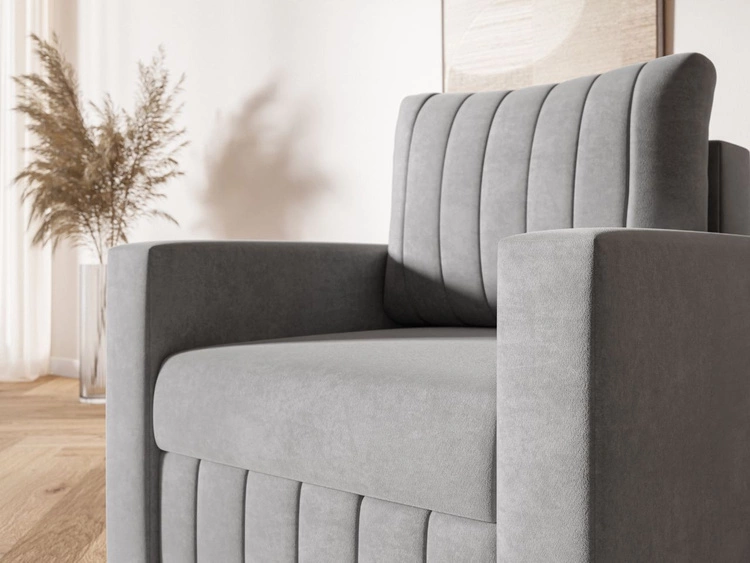 Fotel do salonu Castelo granatowy