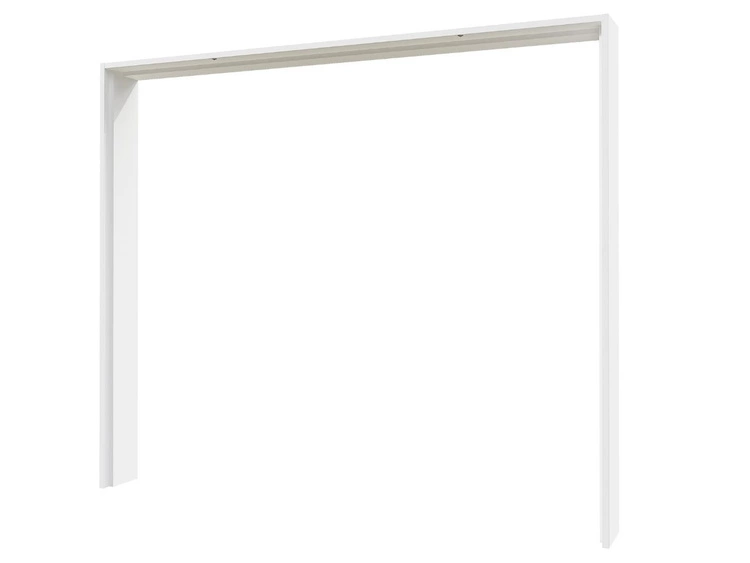 Szafa dwudrzwiowa z drzwiami przesuwnymi i nadstawką 254 cm Noaé Biały połysk