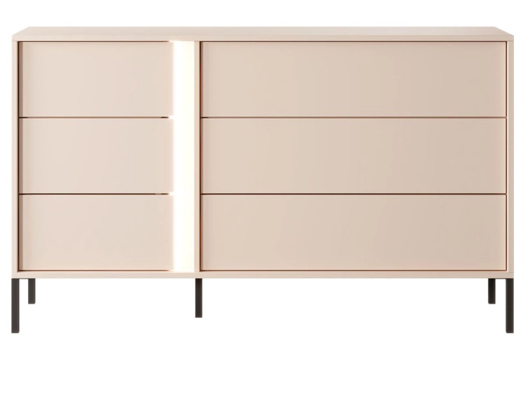 Komoda z 6 szufladami Dego Beżowa