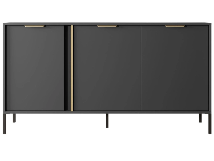 Komoda z drzwiami 153 cm Drino Antracyt
