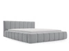 Łóżko tapicerowane z pojemnikiem i stelażem 180x200 Orio Szary