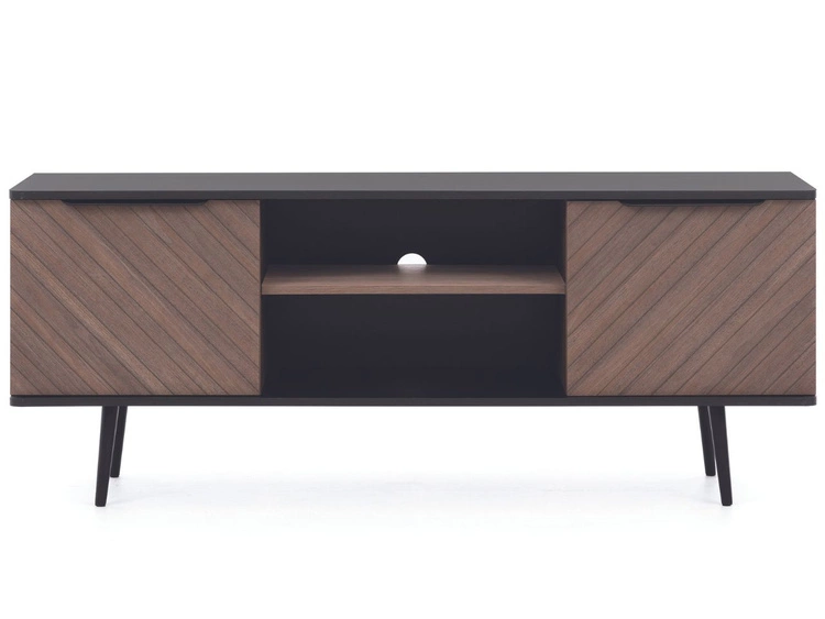 Szafka pod telewizor z drzwiczkami Nemi Brązowa