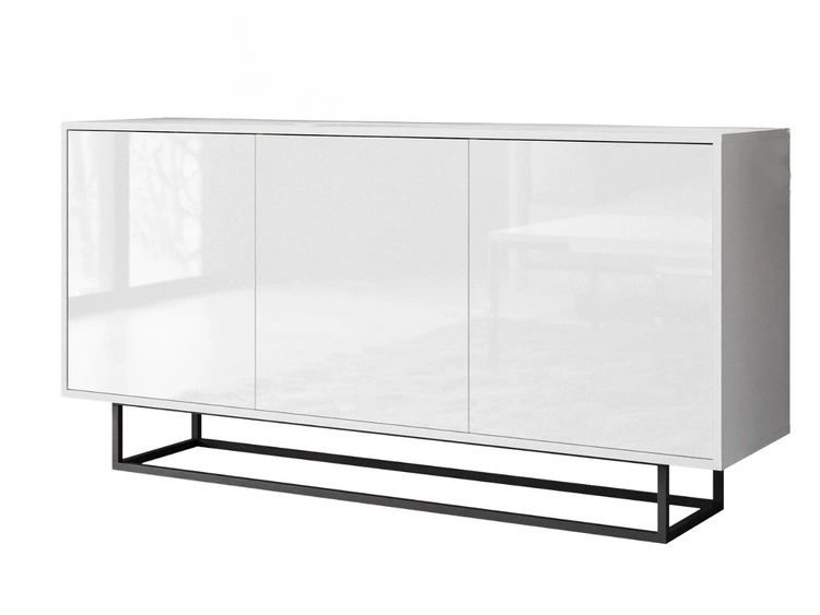 Biały połysk \ Czarny