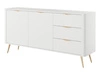 Komoda z drzwiami i szufladami 163 cm Latina Biała