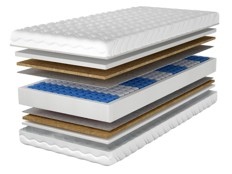 Materac kieszeniowy pocket z matą kokosową Sola 180x200