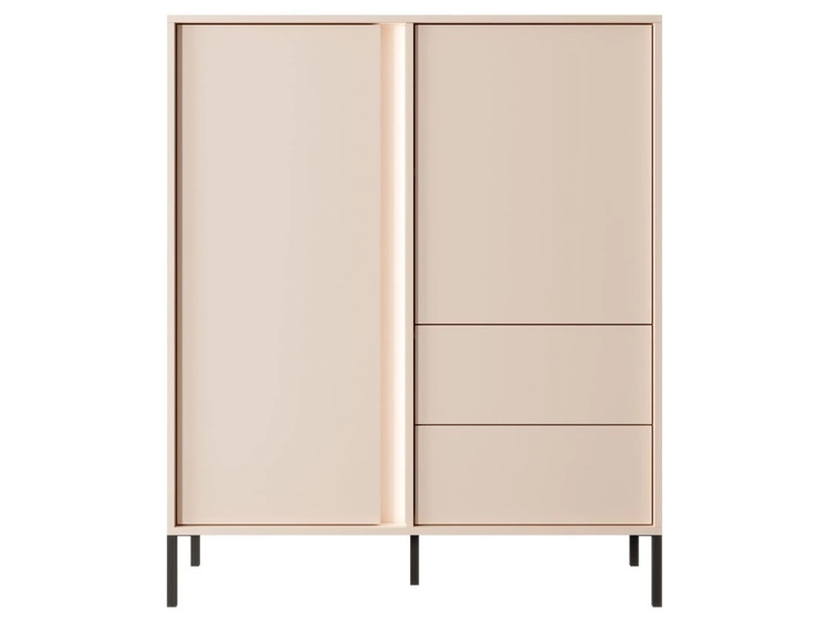 Komoda z drzwiami i szufladami Dego Beżowa