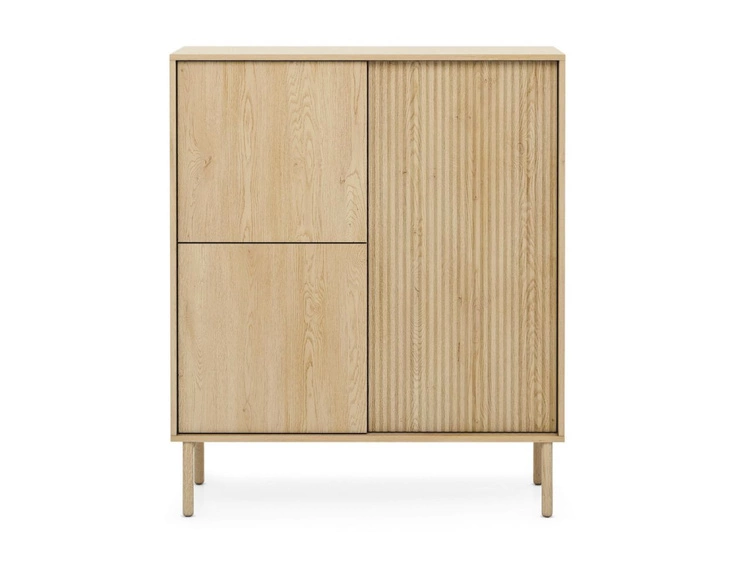 Komoda trzydrzwiowa wysoka Gradimento Dąb Cremona