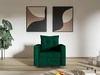 Fotel do salonu Pori zielony