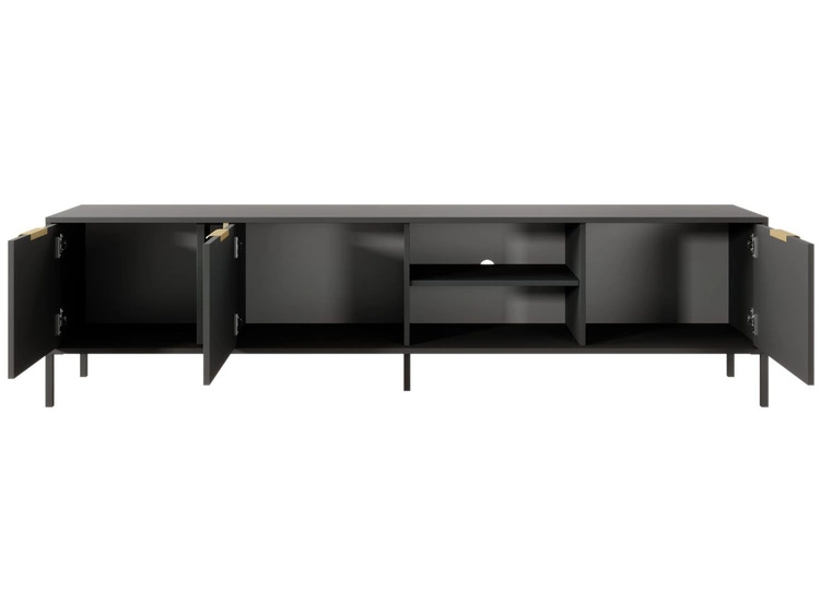 Szafka pod telewizor z drzwiczkami 203 cm Drino Antracyt