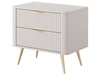 Stolik nocny z szufladami Latina Beżowy