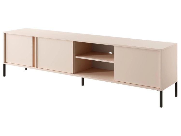 Szafka pod telewizor z drzwiczkami 203 cm Dego Beżowa