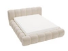 Łóżko tapicerowane z pojemnikiem na pościel 180x200 Doria Beżowe