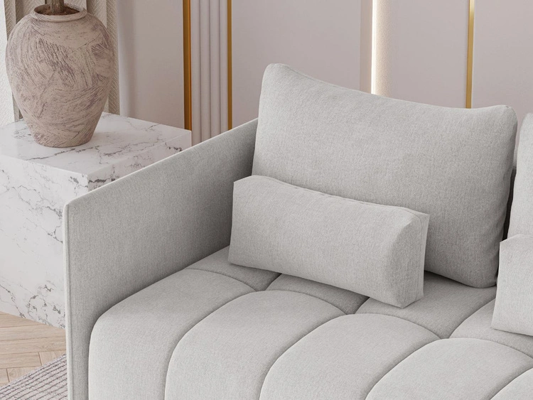 Narożnik L uniwersalny z funkcją spania i pojemnikiem Ardi Szary