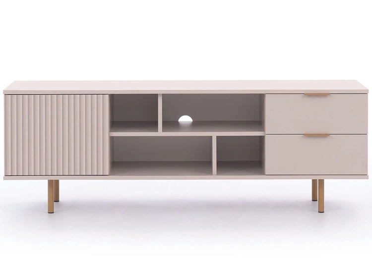 Szafka pod telewizor z szufladami i drzwiczkami Ankara Beżowa