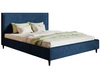Łóżko tapicerowane ze stelażem 180x200 Grenada Niebieskie