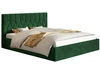Łóżko tapicerowane z pojemnikiem i stelażem 180x200 Gaja Zielone