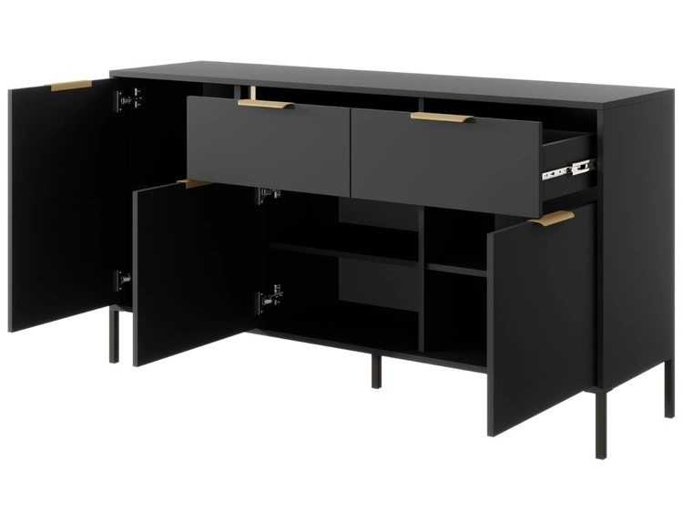 Komoda z drzwiami i szufladami Drino Antracyt