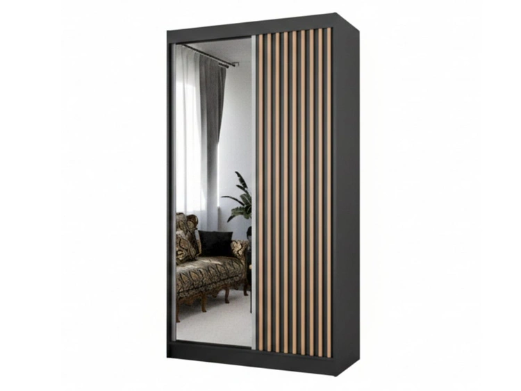 120 cm \ Czarny || Dąb wotan \ Tak