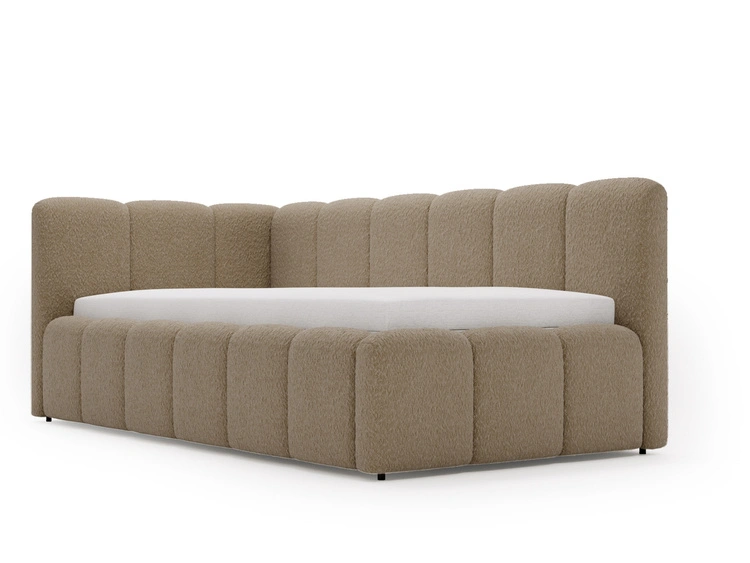 Brązowy \ Boucle \ Lewa