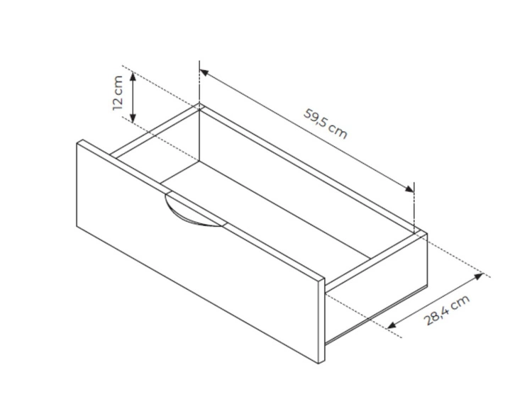 Komoda z sześcioma szufladami Magico Dąb Dunin