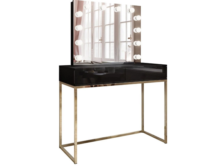 Czarny połysk \ Push to open \ Złoty