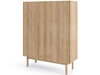 Komoda z drzwiami 97 cm Braha Dąb Riviera