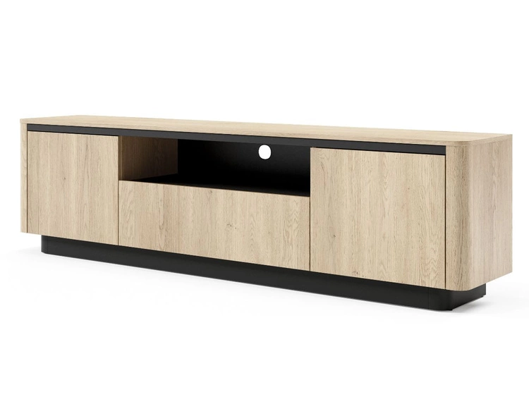 Zestaw mebli do salonu Fascino Dąb Cremona, czarny