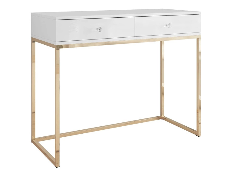 Biały połysk \ Uchwyty \ Złoty