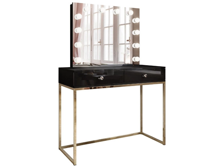 Czarny połysk \ Uchwyty \ Złoty