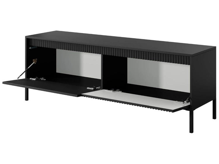 Szafka pod telewizor z drzwiczkami 153 cm Sorano Czarna