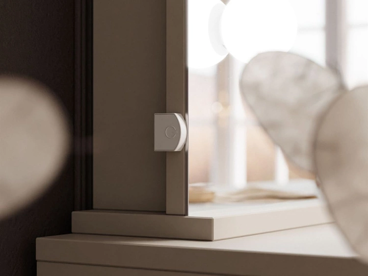 Toaletka z lustrem, szufladami i oświetleniem LED Melo Elite kaszmir mat