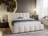 Łóżko tapicerowane z pojemnikiem i stelażem 160x200 Cloud Beżowy