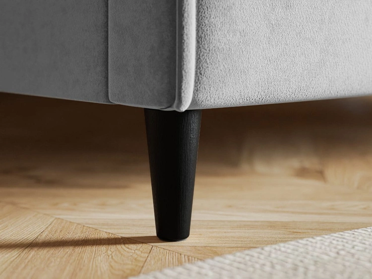 Łóżko tapicerowane ze stelażem 160x200 Grenada Niebieskie