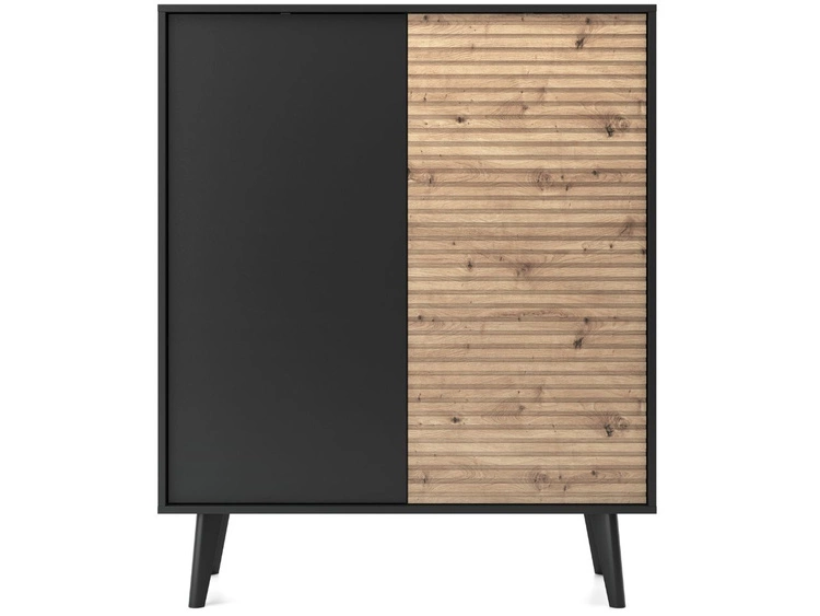Komoda z drzwiami 104 cm Astro Czarna