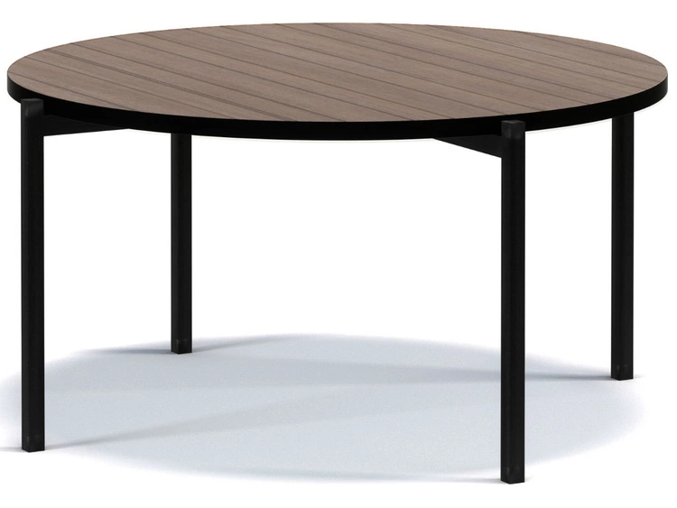 Okrągły Stolik kawowy Sevilla 84 cm Ciemny brązowy