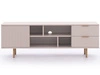 Szafka pod telewizor z szufladami i drzwiczkami Ankara Beżowa