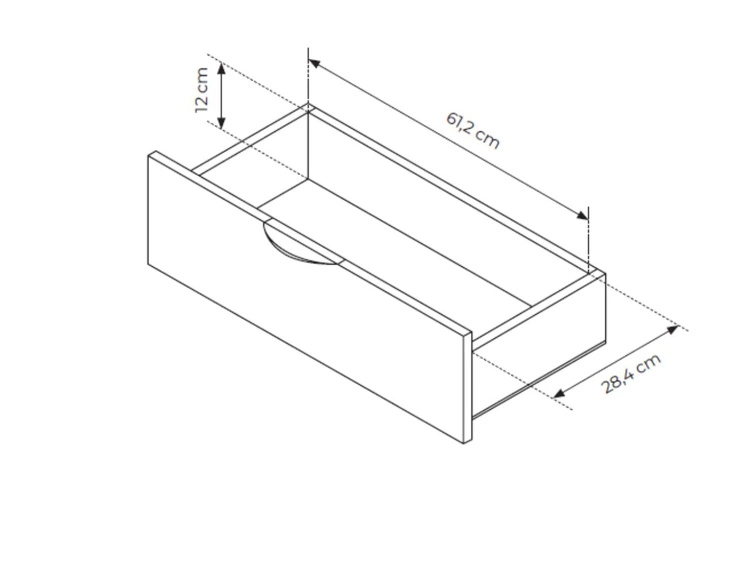 Komoda z drzwiami i szufladami Magico Dąb Dunin